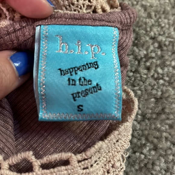 H.I.P. Pink Tank Top Size Small - Picture 5 of 8